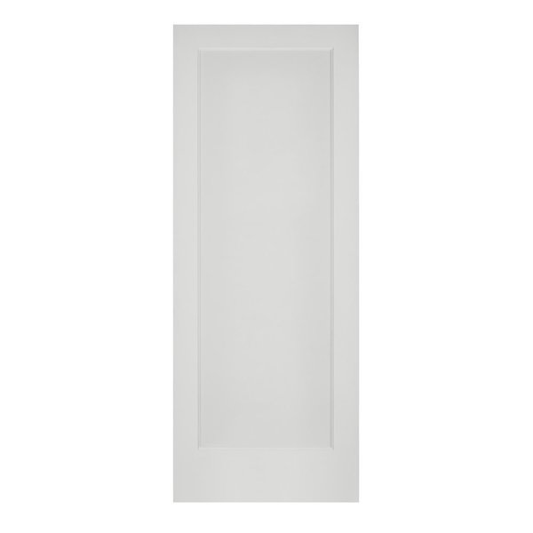 Codel Doors 32" x 80" Primed 1-Panel Interior Flat Panel Door with Ovolo Bead Slab Door 2868pri8020